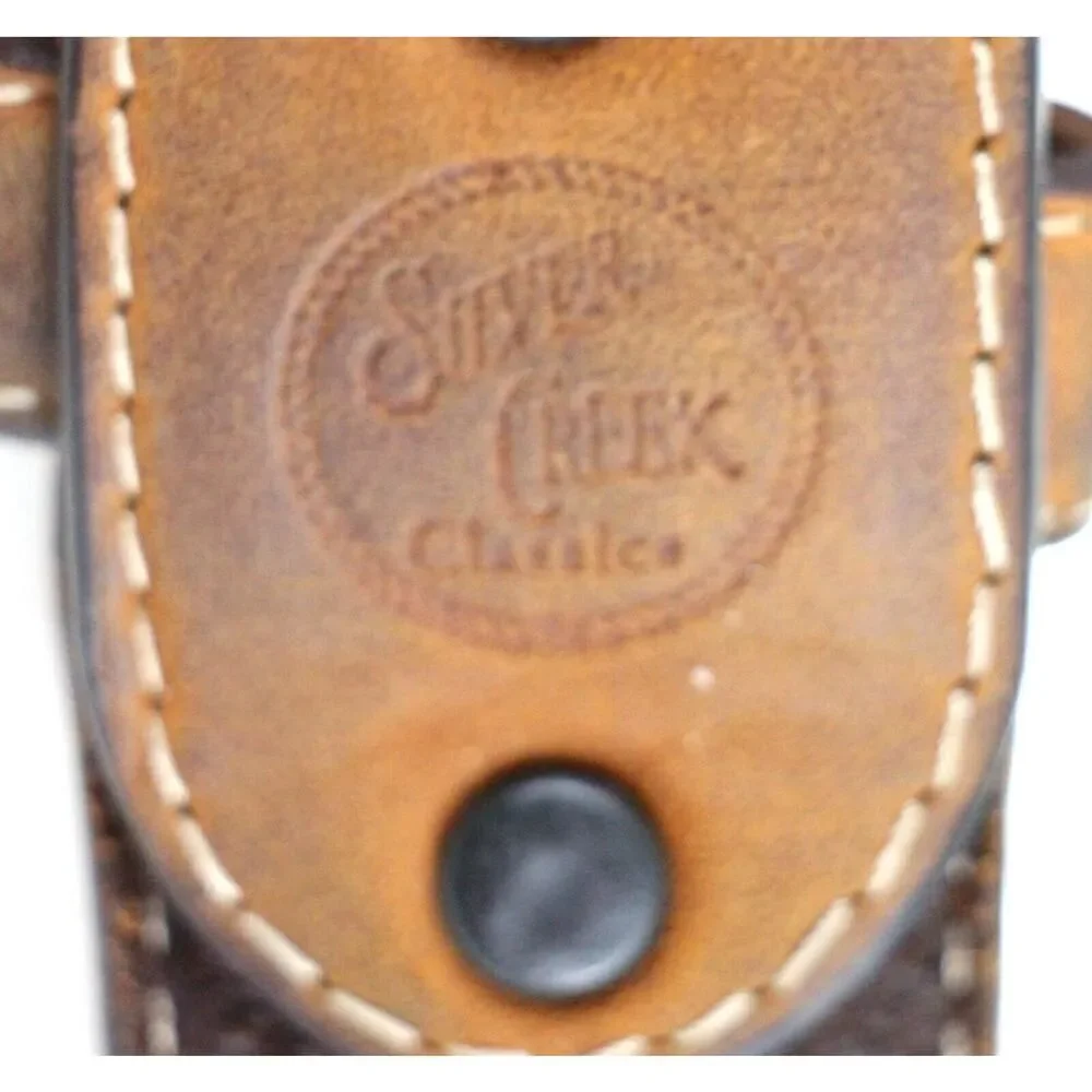 Silver Creek BROWN GENUINE LEATHER 1 3/8